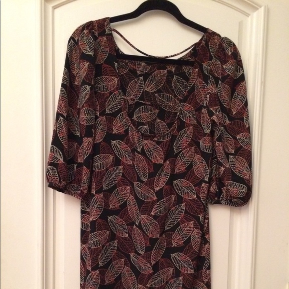 NWOT Modcloth autumn leaves dress